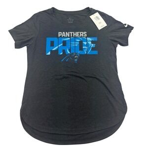 Carolina Panthers Shirt Womens Medium Gray NFL Football Pride Tee Nike 2021 New